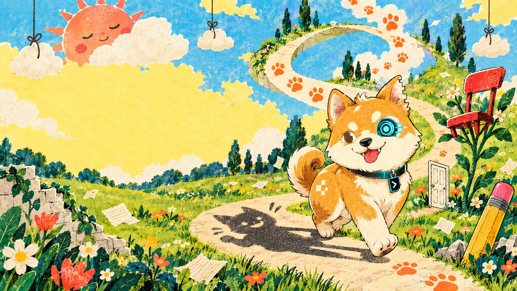 HALLUCINU walking through a garden of impossible memories